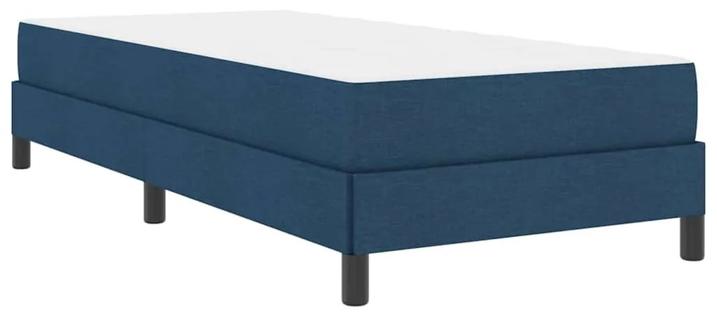 vidaXL Κρεβάτι με ελατήρια Άλλο Μπλε 90 x 190 cm ύφασμα