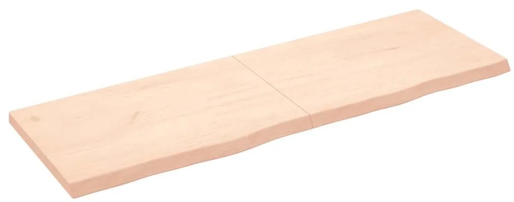 vidaXL Πάγκος Μπάνιου 180x60x(2-6) εκ. από Ακατέργαστο Μασίφ Ξύλο