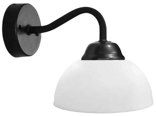 Απλίκα Τοίχου Heronia Sfera Black/White 31-1357
