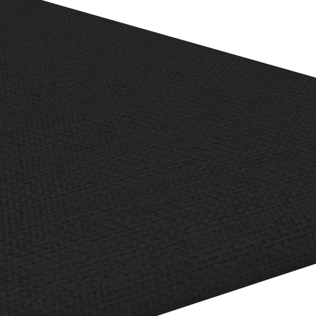vidaXL Πάνελ Τοίχου 12 τεμ. Μαύρα 30x30 εκ. 0,54 μ² Υφασμάτινα