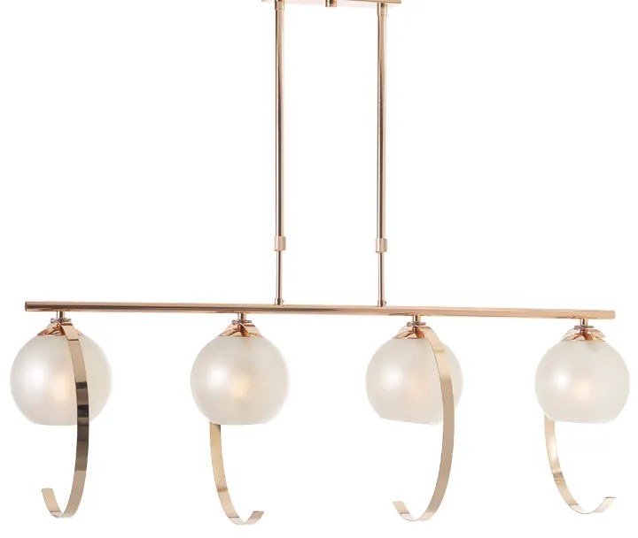 Φωτιστικό Κρεμαστο Aca DCR17504P IPARELLE Χρυσό Χρώμα (Gold Coloured)