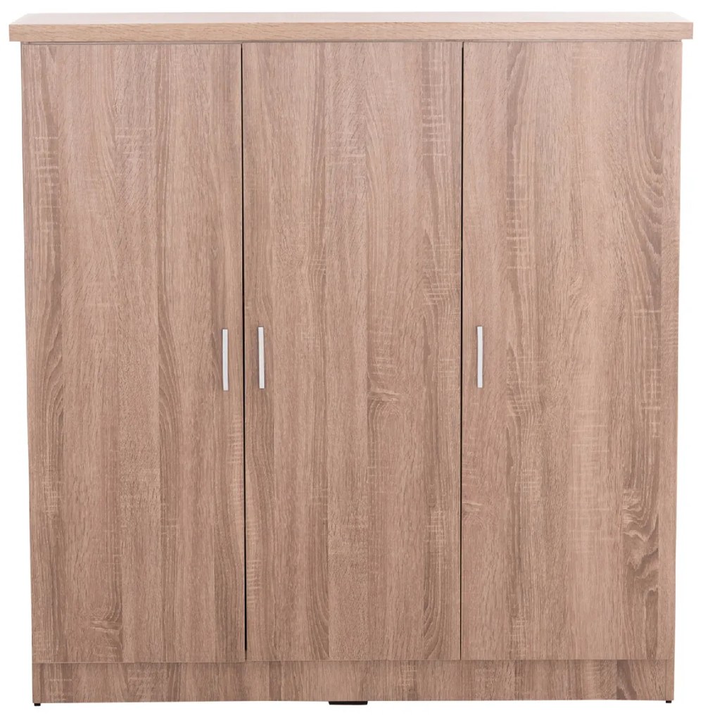 ΝΤΟΥΛΑΠΑ 3ΦΥΛΛΗ ΜΕ ΡΑΦΙΑ FUENTO HM2482.01 SONAMA OAK ΜΕΛΑΜΙΝΗ 120-116x40x123,5Υεκ.