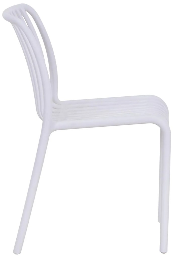 Καρέκλα CONVEE C6104.01 Πολυπροπυλενίου Λευκή 48x56x79Y εκ. 48x56x79 εκ.