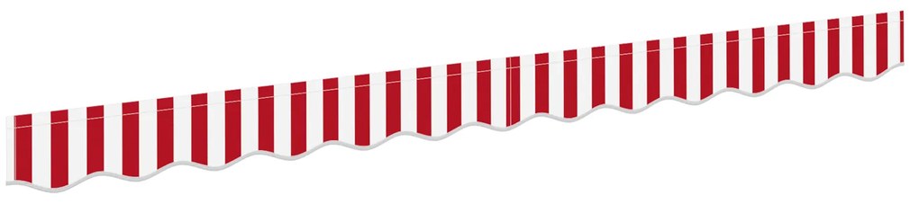 vidaXL Τέντα Βαλάνς για Σκεπή 2.5 μ Κόκκινη και Λευκή