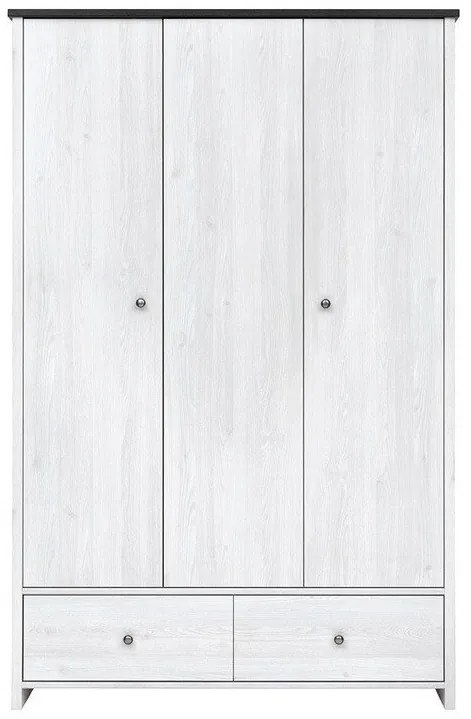 Ντουλάπα Boston S119, Sibu πεύκο, 200x129x56cm, Πόρτες ντουλάπας: Με μεντεσέδες