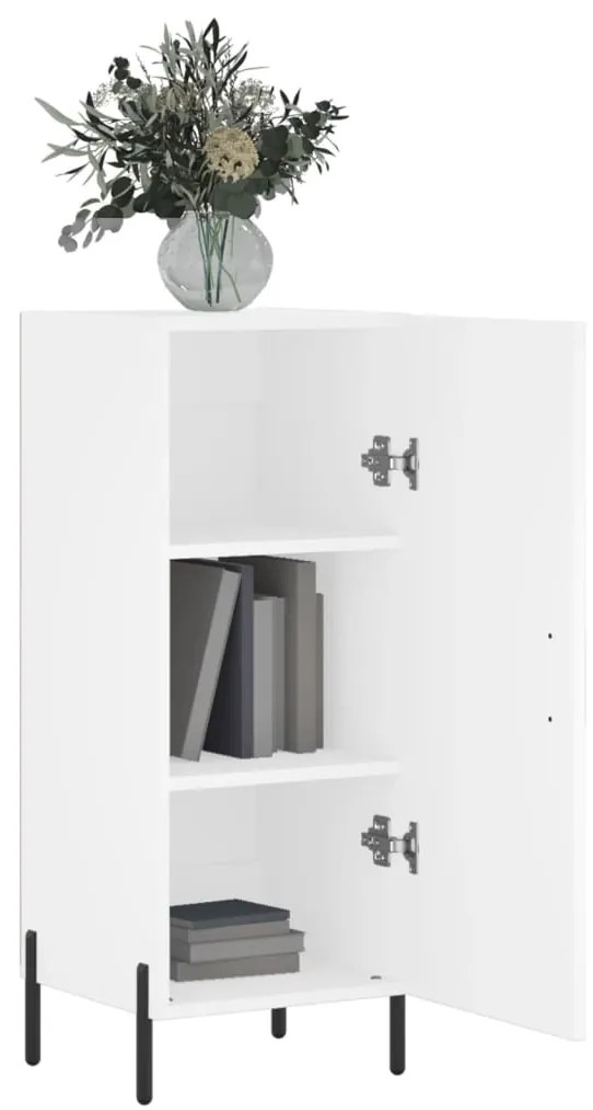 vidaXL Ντουλάπι Λευκό 34,5 x 34 x 90 εκ. από Επεξεργασμένο Ξύλο