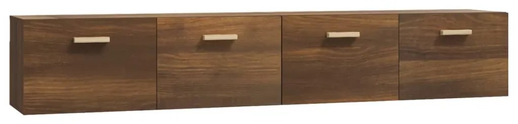 vidaXL Ντουλάπια Τοίχου 2 τεμ. Καφέ δρυς 100x36,5x35 εκ. Επεξ. Ξύλο