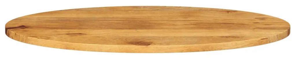 vidaXL Επιφάνεια Τραπεζιού Οβάλ 120x50x3,8 εκ. Μασίφ Ξύλο Μάνγκο