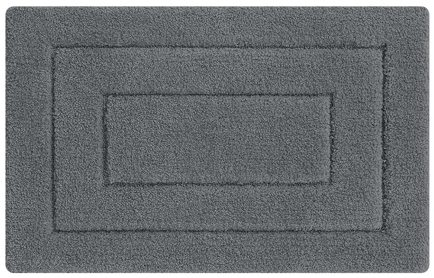 HOME USE πατάκι μπάνιου HUH-0202, αντιολισθητικό, 40 x 60cm, γκρι