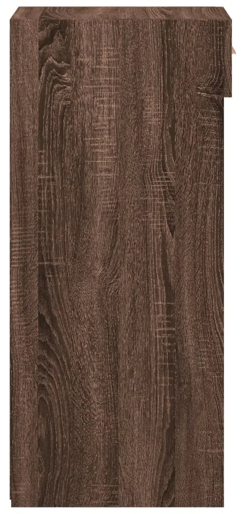 vidaXL Ντουλάπι Καφέ Δρυς 40x42,5x93 εκ. Επεξεργασμένο Ξύλο