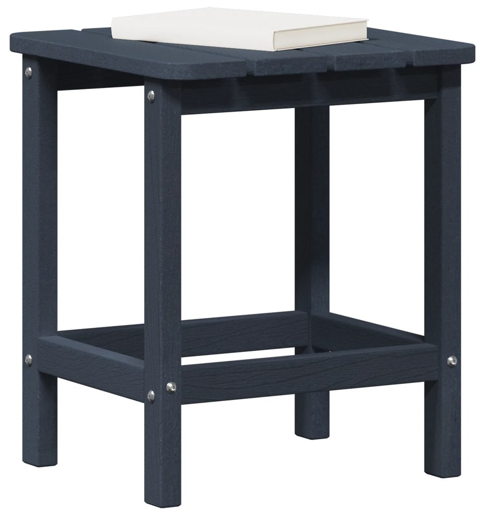 vidaXL Τραπέζι Adirondack Ναυτικό Μπλε 38x38x46 εκ. HDPE