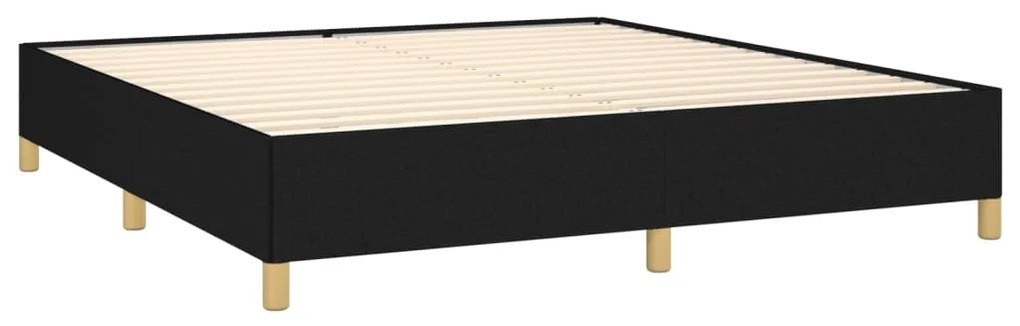 ΚΡΕΒΑΤΙ BOXSPRING ΜΕ ΣΤΡΩΜΑ ΜΑΥΡΟ 160X200 ΕΚ. ΥΦΑΣΜΑΤΙΝΟ 3128615