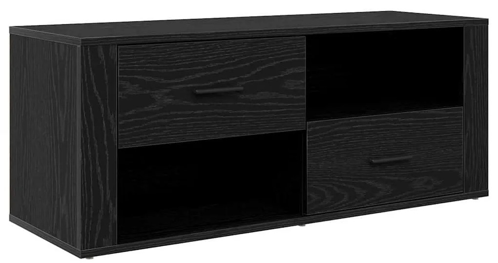 vidaXL Ντουλάπι TV Μαύρη Οξυά 100 x 35 x 40 εκ Επεξεργασμένο ξύλο