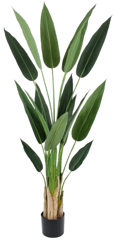 GloboStar® Artificial Garden STRELITZIA 20029 Τεχνητό Διακοσμητικό Φυτό  Στρελίτσια - Πουλί του Παραδείσου Υ140cm