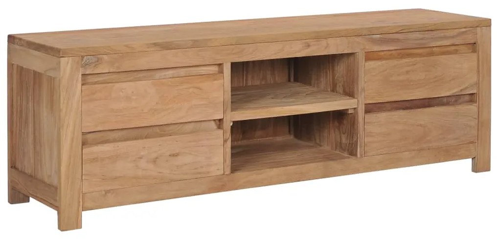 Έπιπλο Τηλεόρασης 115x30x40 εκ. από Μασίφ Ξύλο Teak