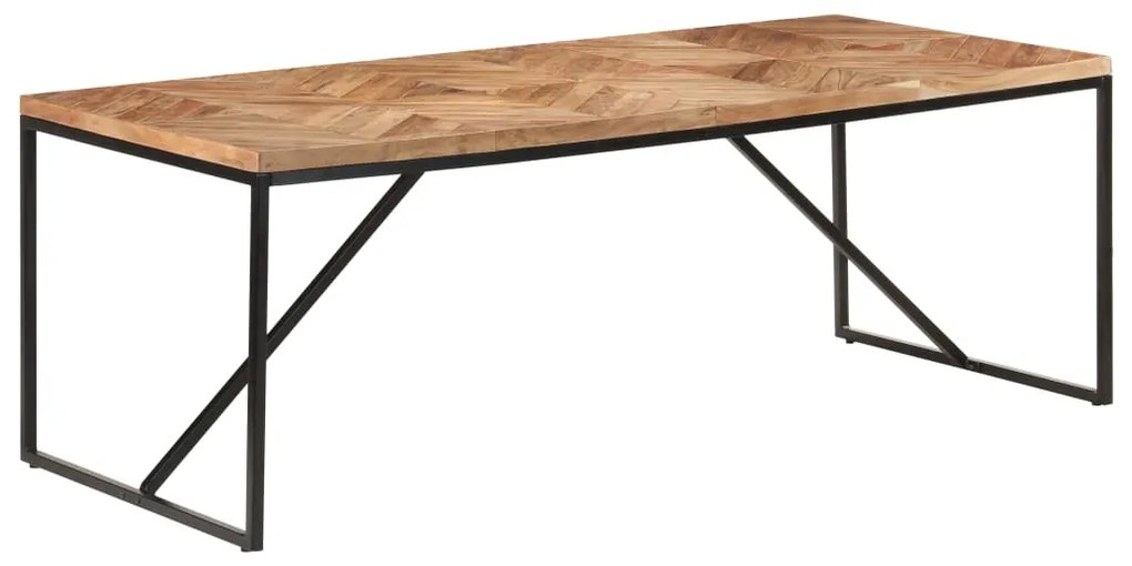 vidaXL Τραπεζαρία 200 x 90 x 76 εκ. από Μασίφ Ξύλο Ακακίας/Μάνγκο
