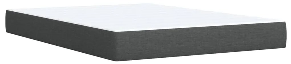 ΚΡΕΒΑΤΙ BOXSPRING ΜΕ ΣΤΡΩΜΑ ΣΚΟΥΡΟ ΓΚΡΙ 140X190 ΕΚ. ΥΦΑΣΜΑΤΙΝΟ 3288177