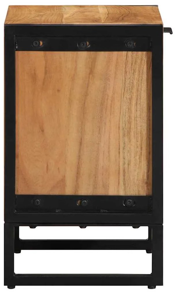 vidaXL Κομοδίνο Καφέ 40 x 30 x 50 cm Μασίφ ξύλο ακακίας