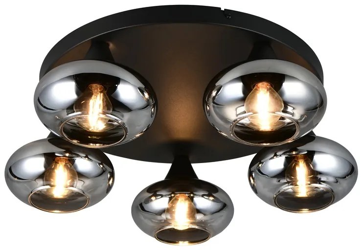 Φωτιστικό Οροφής Reality Lighting -RL DIVINA R66645054 Φυμέ (Smoke)