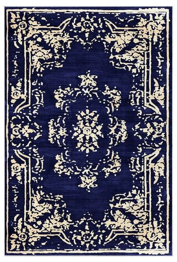 Πατάκια Μπάνιου Kt481 299ANR1636 (Σετ 2τμχ) Blue-Ecru L'essentiel Maison 60x100cm Πολυέστερ