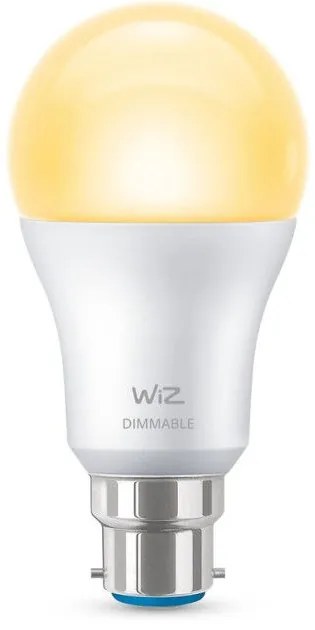 Έξυπνη Λάμπα 1xΕ27 A60 Β22 60W LED 8W Λευκό 2700K Dimmable 929002450422 Wiz 929002450422 Λευκό