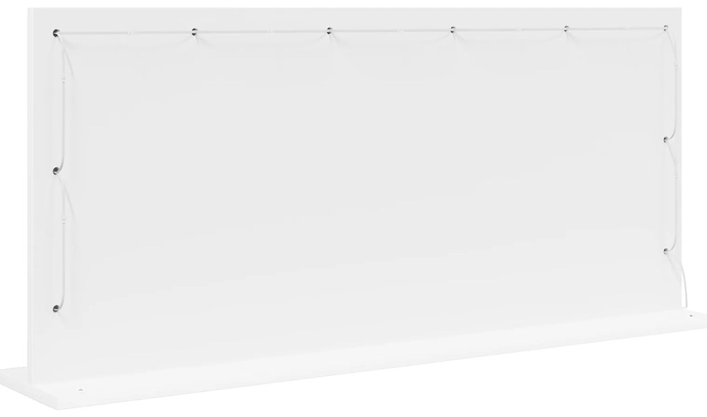 vidaXL Καθρέφτης Vanity με LED Φώτα Λευκό 100x45x18 εκ.
