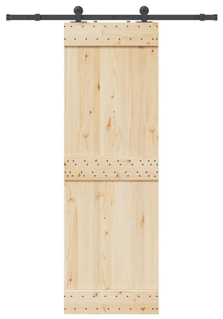 Μηχανισμός Συρόμενης Μεσόπορτας Μαύρος 152,5 εκ. Ατσάλινος