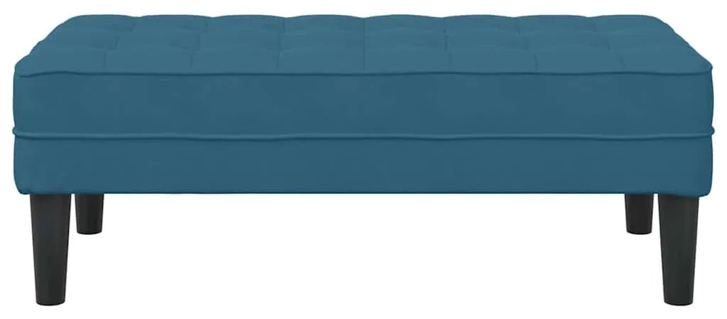 vidaXL Πάγκος Μπλε 113x57x39 εκ. Βελούδο