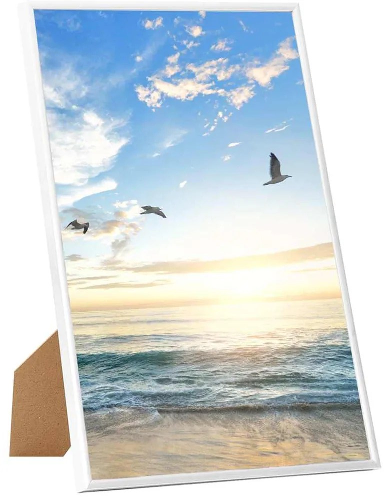 vidaXL Κορνίζες Κολάζ Επιτραπέζιες 5 τεμ. Λευκές 21 x 29,7 εκ MDF