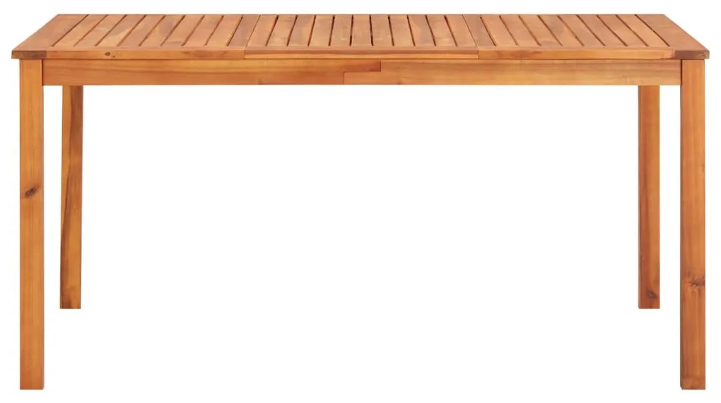 vidaXL Τραπέζι Κήπου 150 x 90 x 74 εκ. από Μασίφ Ξύλο Ακακίας