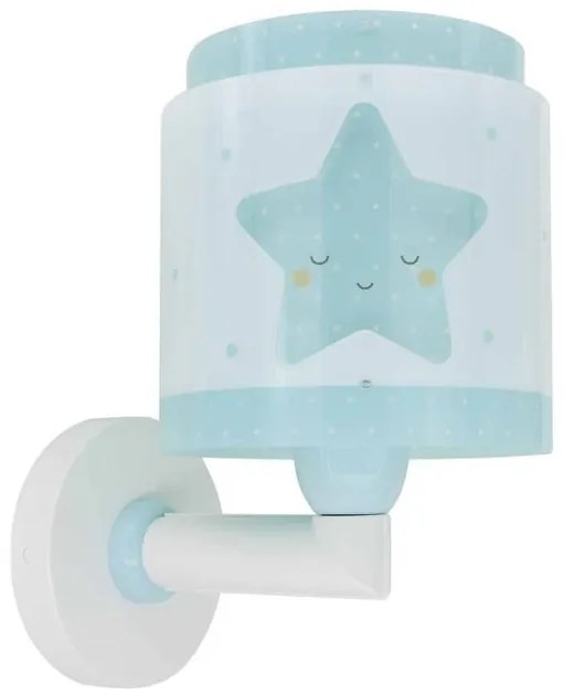 Παιδική Απλίκα Φωτιστικό Τοίχου E27 15W Baby Dreams Blue Μπλε 76019T ANGO-76019T-Μπλε 76019T