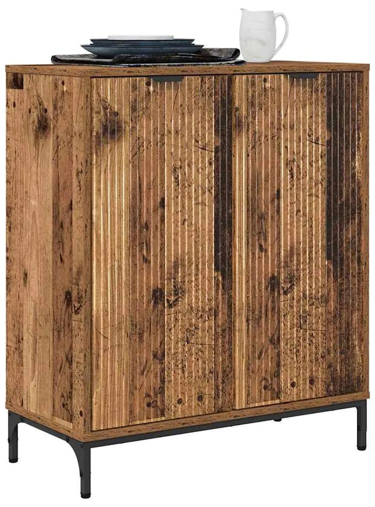vidaXL Πλαϊνό γραφείο Παλαιό ξύλο 69.5 x 33 x 82 εκ.