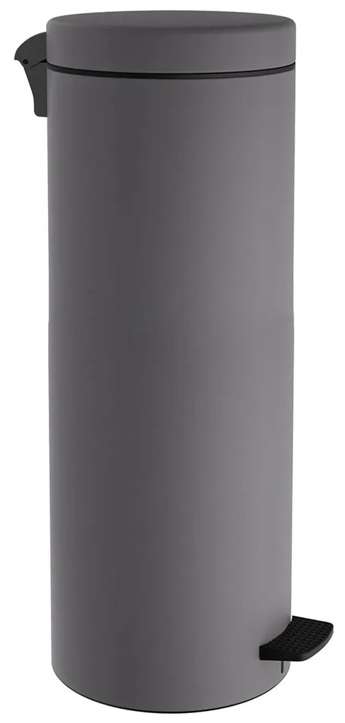 Κάδος Απορριμμάτων (Φ25x65) Pam &amp; Co 30lt 2565-163 Matt Concrete Grey