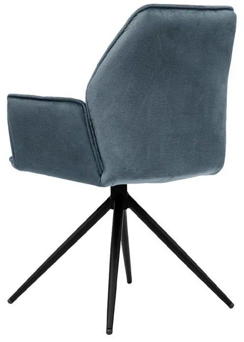 Καρέκλα Τραπεζαρίας Dorothee Μεταλλική Fylliana Σιέλ 58x46x91εκ. 2αδα 58x46x91 εκ.