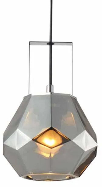 Φωτιστικό Οροφής Μονόφωτο Aca Diamondra V371481PG Chrome/Tint