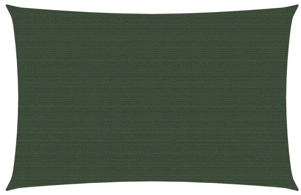 vidaXL Πανί Σκίασης Σκούρο Πράσινο 2 x 4 μ. από HDPE 160 γρ./μ²