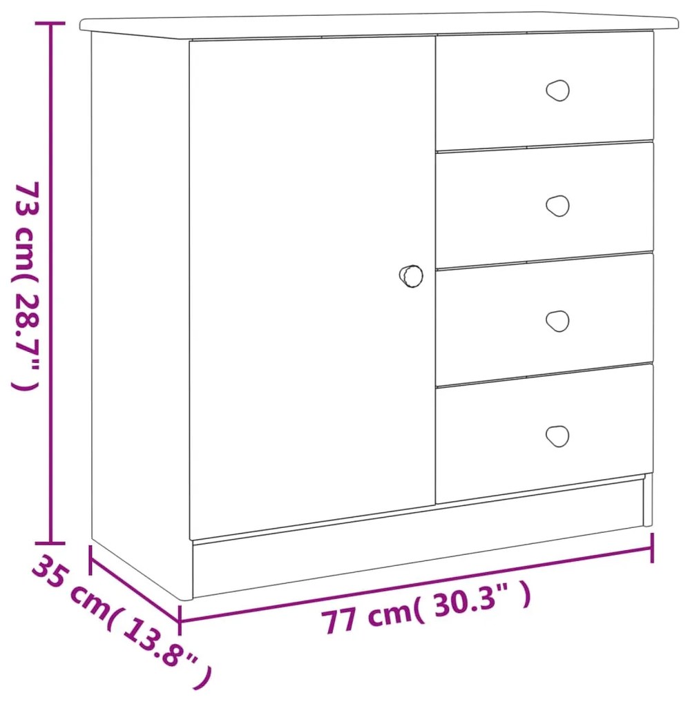 ΝΤΟΥΛΑΠΙ ALTA 77 X 35 X 73 ΕΚ. ΑΠΟ ΜΑΣΙΦ ΞΥΛΟ ΠΕΥΚΟΥ 353943