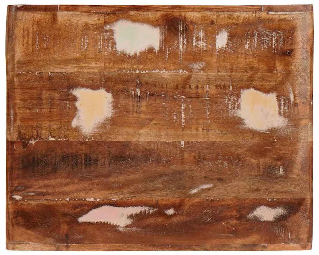 vidaXL End Table με ράφι Καφέ 40 x 32 x 46 εκ Στερεό Ανακτηθέν Ξύλο