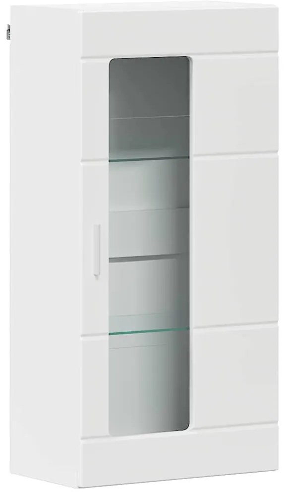 vidaXL Ντουλάπα τοίχου Λευκό 55 x 29 x 100 εκ Επεξεργασμένο ξύλο