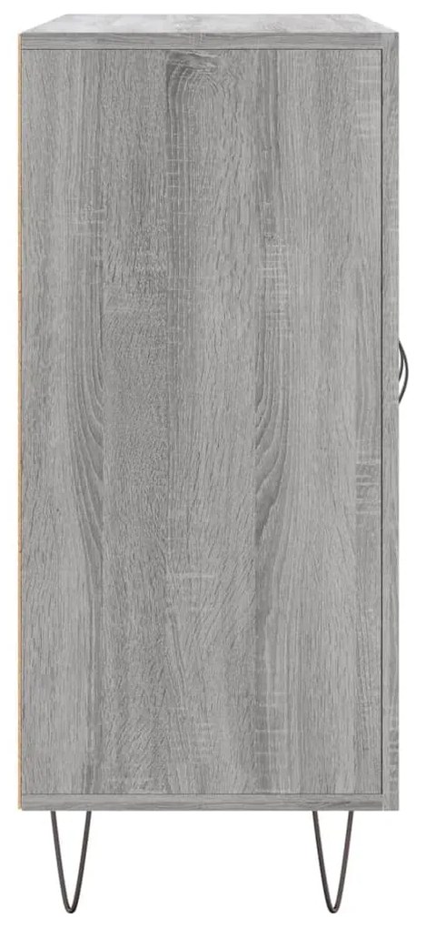 vidaXL Ντουλάπι Γκρι Sonoma 90 x 34 x 80 εκ. από Επεξεργασμένο Ξύλο