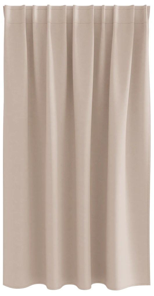 vidaXL Κουρτίνες με κουρτίνες 2 pcs Taupe 140 x 140 cm Πολυεστέρας
