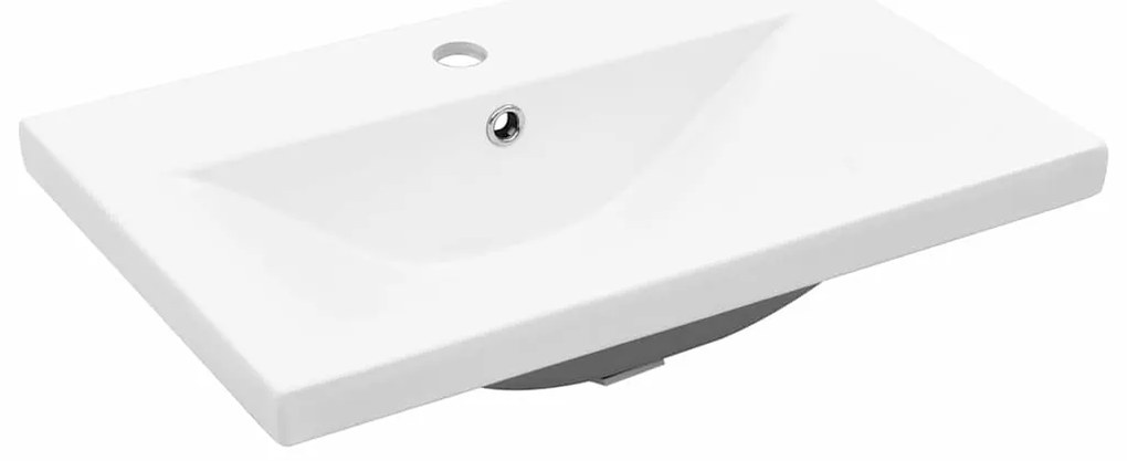 vidaXL Ντουλάπα Νεροχύτη Μαύρη δρυς 60 x 39 x 62 εκ Επεξεργασμένο ξύλο