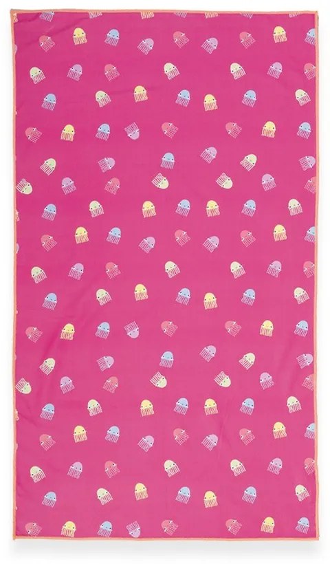 Πετσέτα Θαλάσσης Παιδική Jelly Team Fuchsia Nef-Nef Homeware Θαλάσσης 70x120cm Πολυέστερ