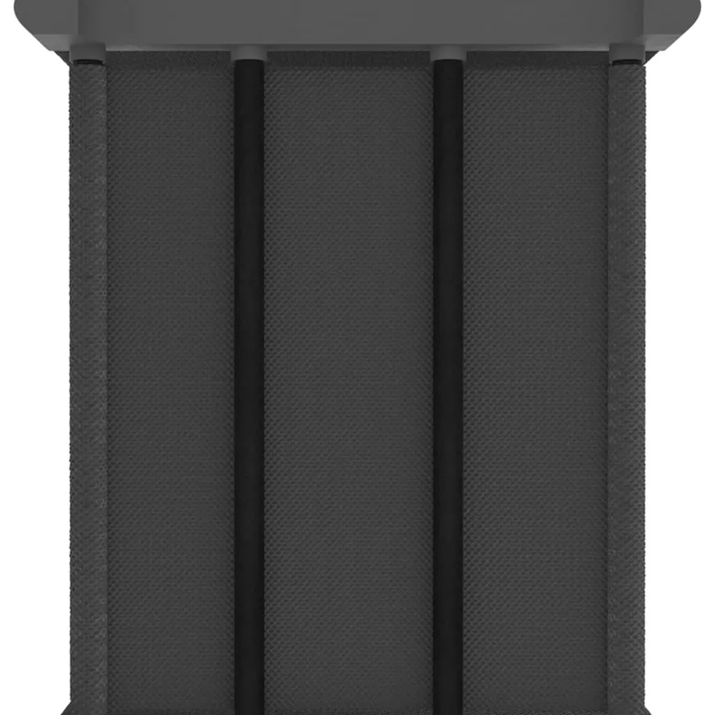 vidaXL Ραφιέρα με 15 Κύβους & Κουτιά Γκρι 103x30x175,5 εκ. Υφασμάτινη