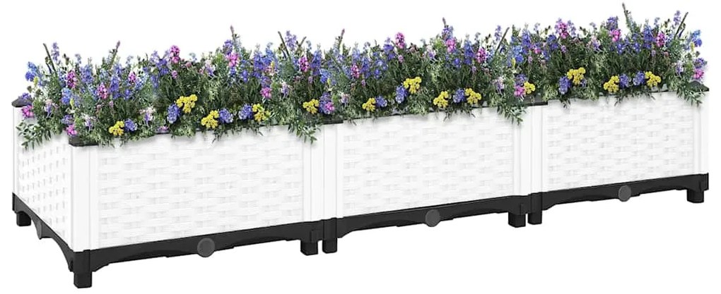 vidaXL Ζαρντινιέρα 120 x 40 x 23 εκ. από Πολυπροπυλένιο
