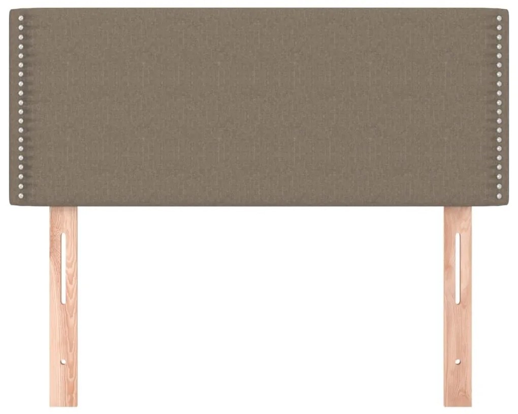 Κεφαλάρι Κρεβατιού Taupe 90x5x78/88 εκ. Υφασμάτινο - Μπεζ-Γκρι