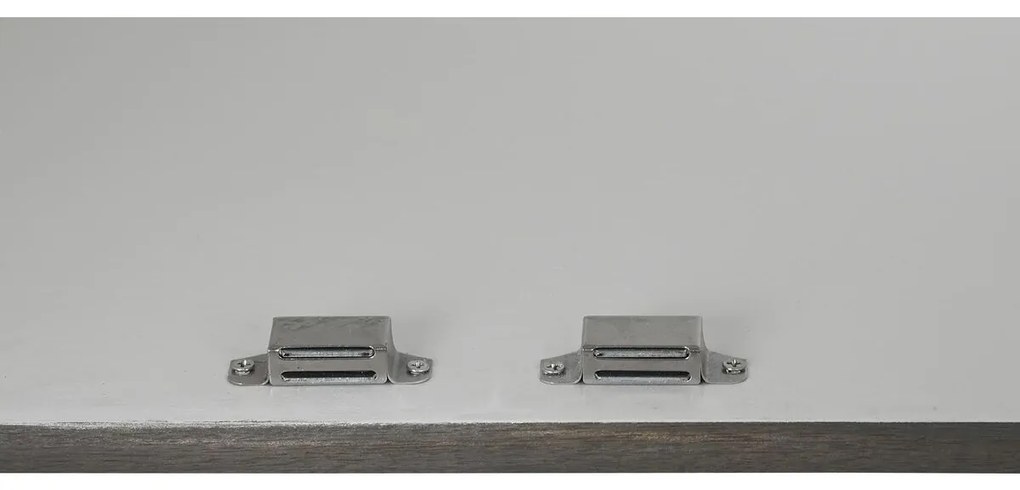 Σκευοθήκη DKD Home Decor Γκρι Χρυσό Λευκό Ορείχαλκος Ξύλο από Μάνγκο (93 x 41 x 114 cm)