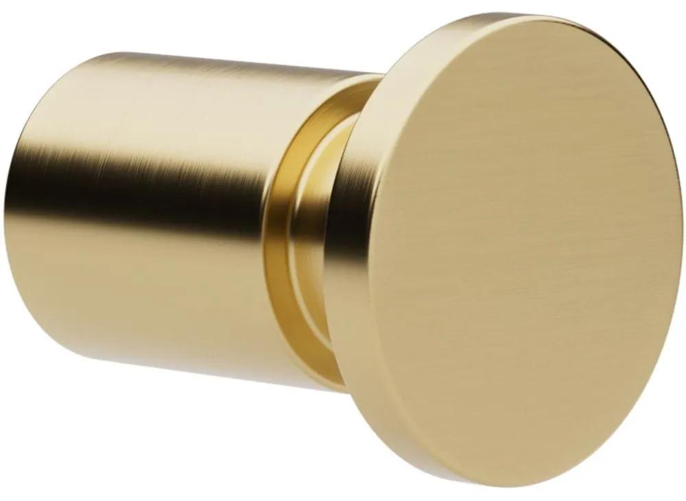 Άγκιστρο Μπάνιου Μονό 10-023 Φ2,2x5cm Brushed Gold Pam&amp;Co Ορείχαλκος