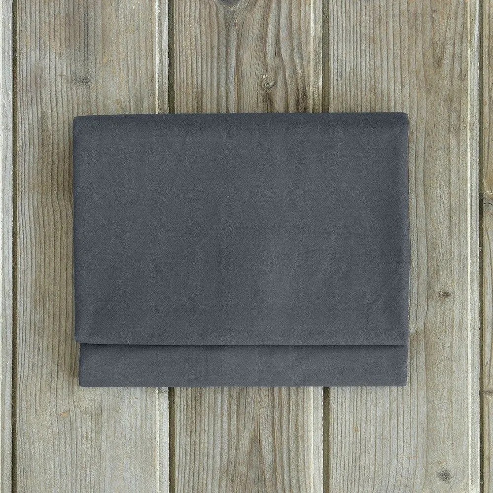 Σεντόνι Unicolors Midnight Grey Nima King Size 270x280cm 100% Cotton