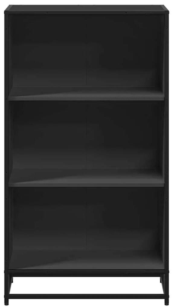 ντουλάπι βιβλίων vidaXL Μαύρο 60x35x107,5 cm Κατασκευασμένο ξύλο